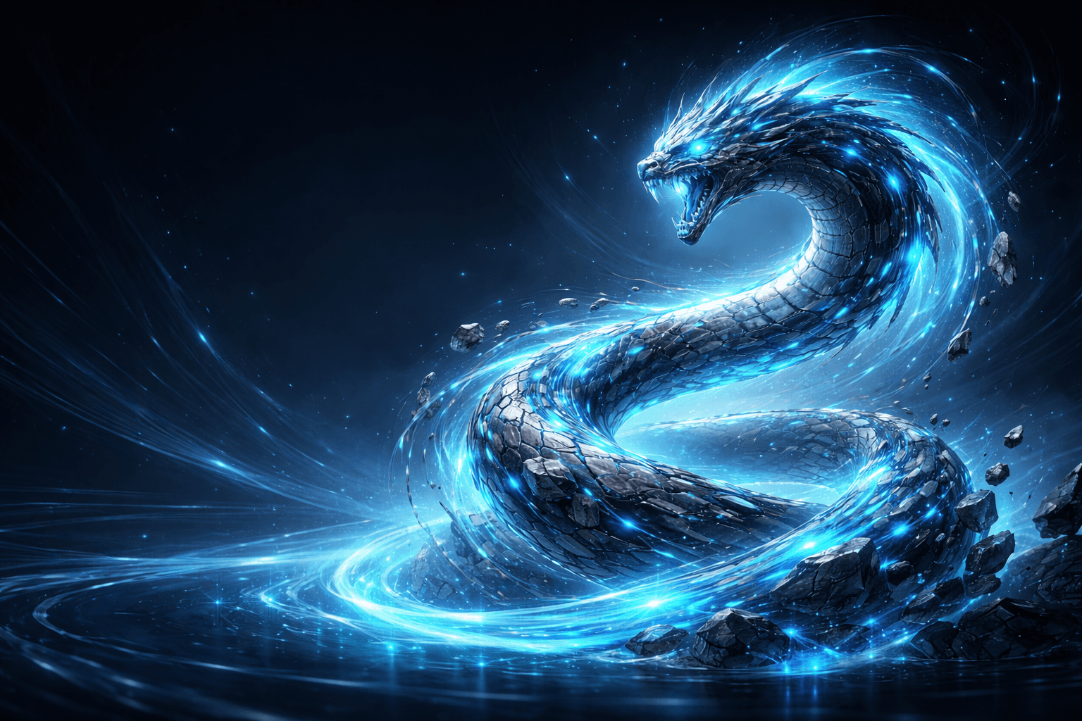 Vilu digital en estilo cibernetico